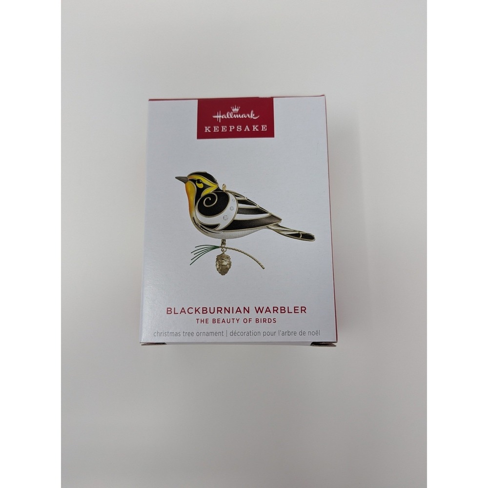 Hallmark Keepsake 2025 Blackburnian Warbler Beauty of Birds Ornament